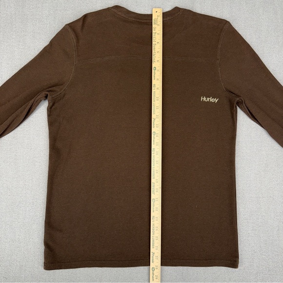 Lot Of 2 Y2K Volcom Hurley Shirts Mens XL Long Sleeve Waffle Weave Knit Thermal - Picture 8 of 14